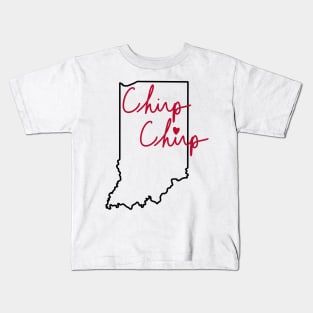 Chirp Chirp Muncie! Kids T-Shirt